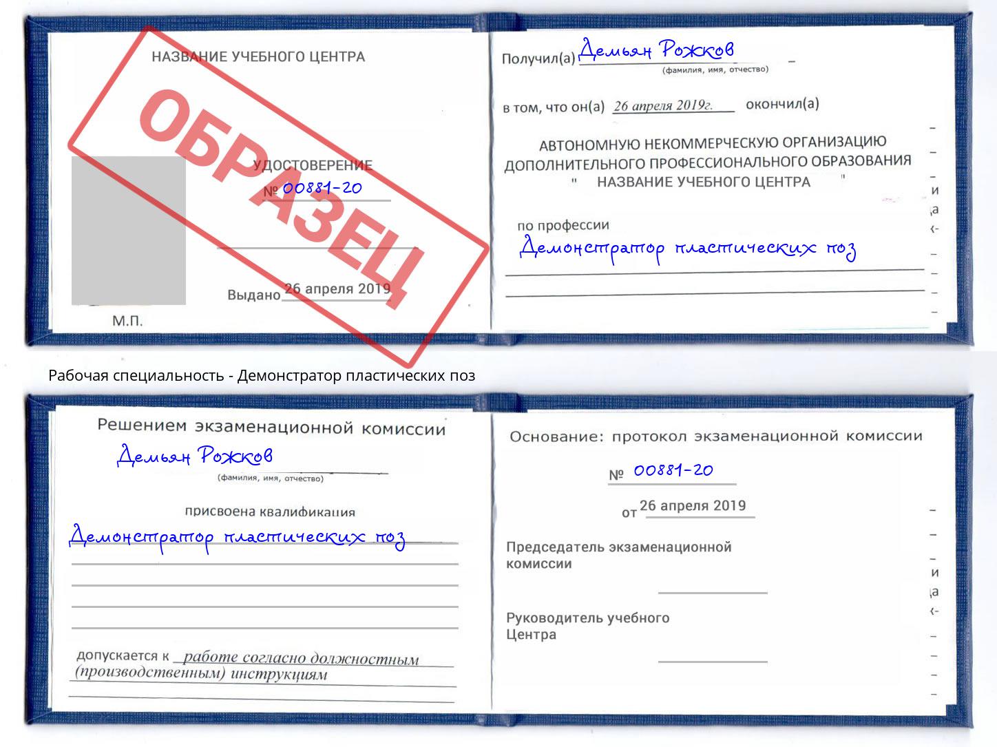 Демонстратор пластических поз Ржев